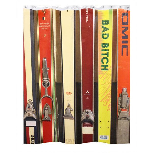 Skis and Bindings - Shower Curtain