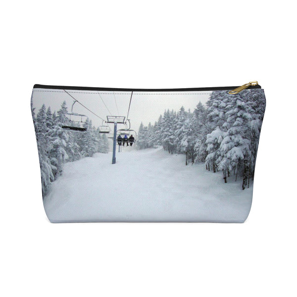 Chair Lift Vermont - Accessory Pouch w T-bottom