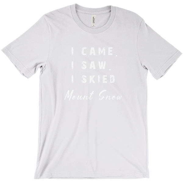 I came I saw I skied Mount Snow - T-Shirt