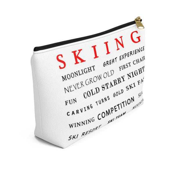 Skiing Memories - Accessory Pouch w T-bottom
