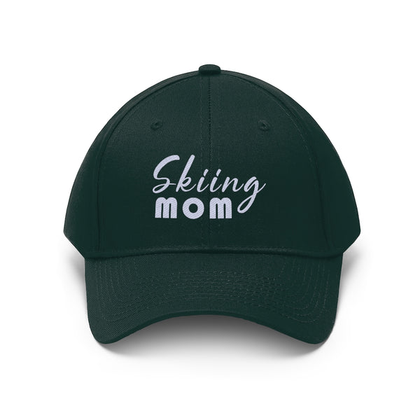 Skiing Mom - Unisex Twill Hat