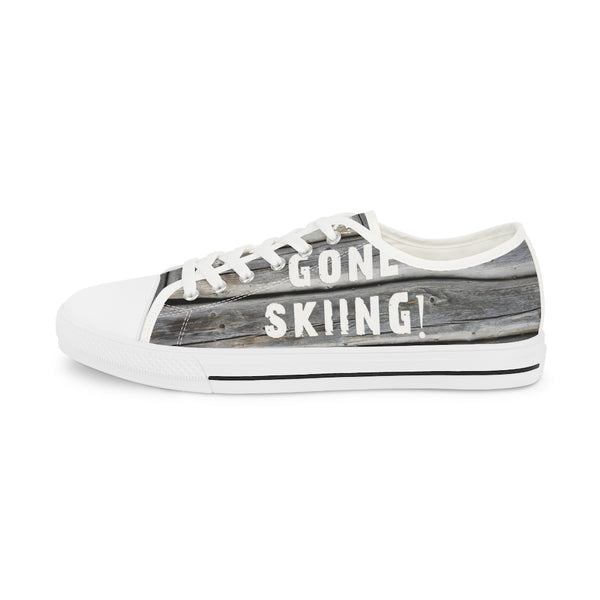 Gone Skiing - Men's Low Top Sneakers