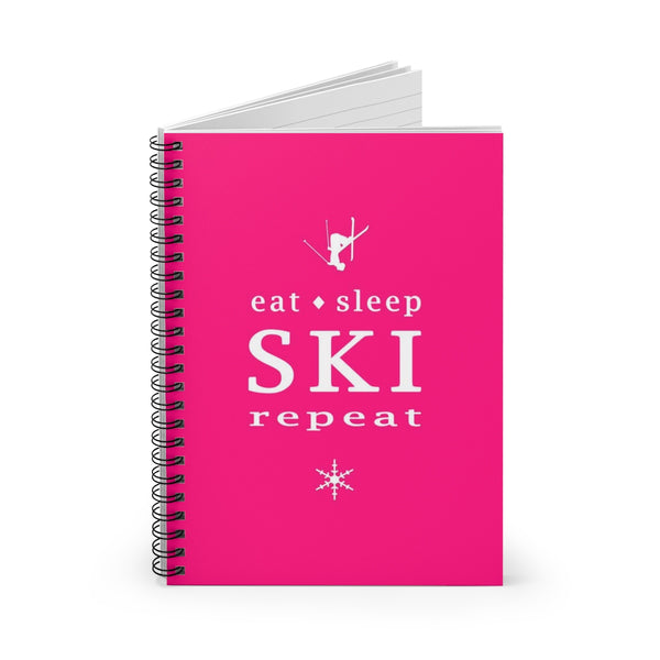 skiing inspired notebook