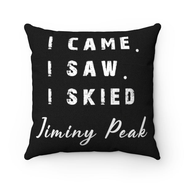 I skied Jiminy Peak - Throw Pillow