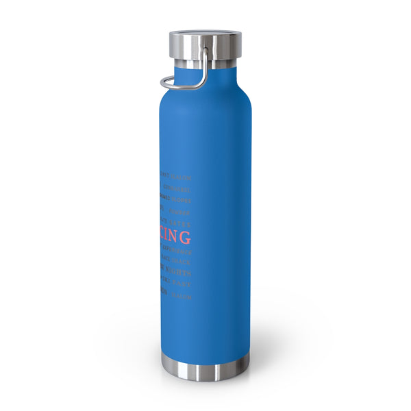 Ski Racing Memories, Vacuum Insulated Bottle, Skiing Bottle, Skier Gifts