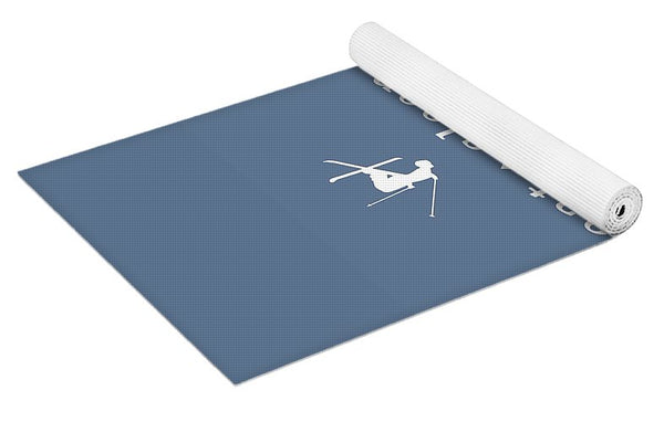 Eat Sleep SKI Blue - Yoga Mat