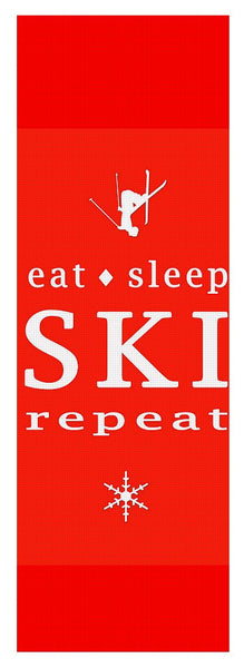 Eat Sleep SKI - Yoga Mat