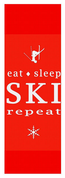 Eat Sleep SKI - Yoga Mat
