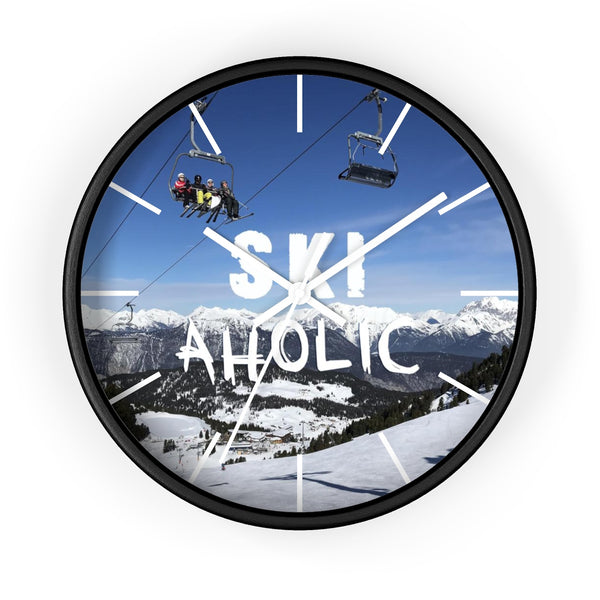 Wall clock - SkiAholic