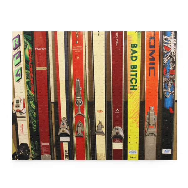 Vintage Skis Jigsaw Puzzle (120, 252, 500-Piece)