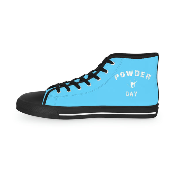 Powder Day Light Blue - High Top Sneakers