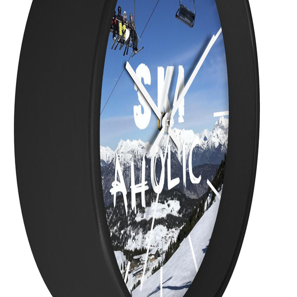 Wall clock - SkiAholic