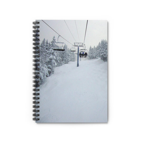 skiing inspired notebook