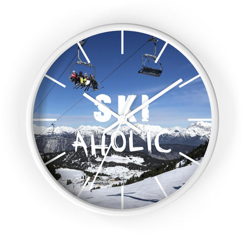 Wall clock - SkiAholic