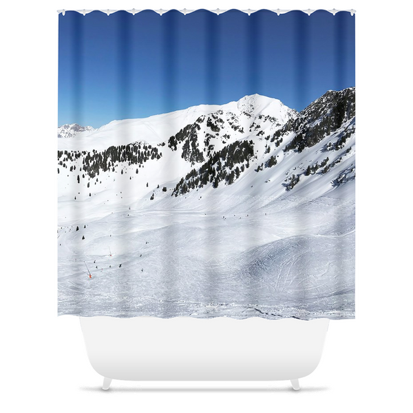 Skiing Tyrol - Shower Curtains