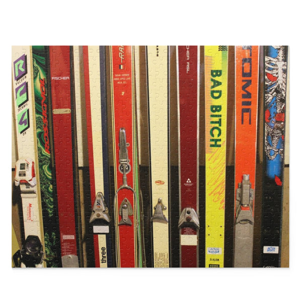 Vintage Skis Jigsaw Puzzle (120, 252, 500-Piece)