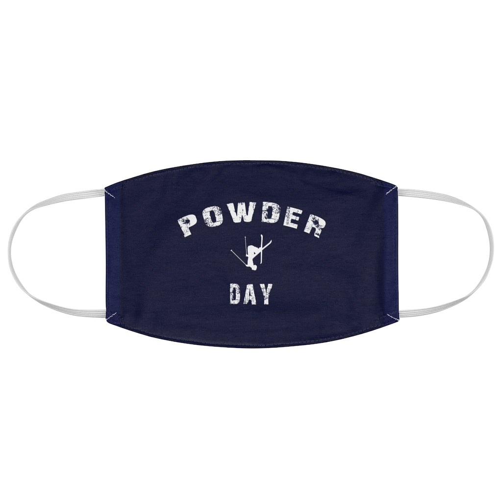 Powder Day Navy Blue - Fabric Face Mask