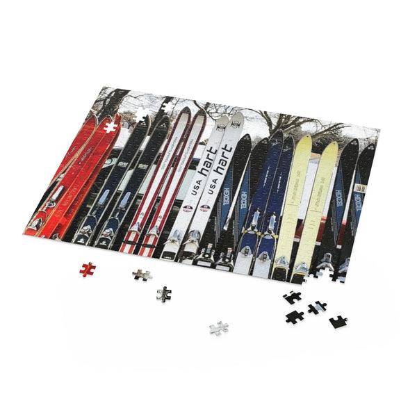 Vintage Skis Puzzle (120, 252, 500-Piece)