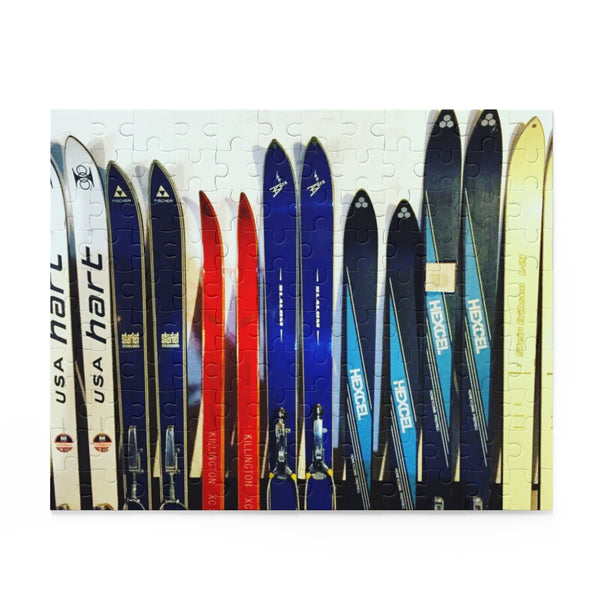 Vintage Skis Puzzle (120, 252, 500-Piece)