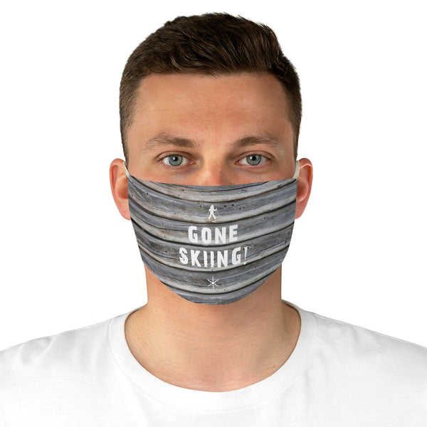 Gone Skiing - Fabric Face Mask