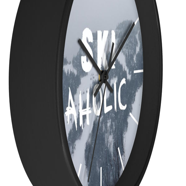 Wall Clock - Ski Aholic