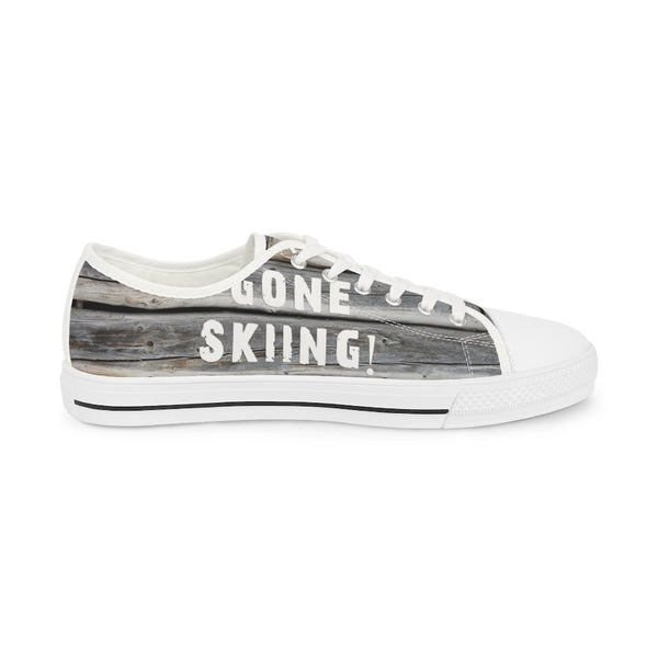 Gone Skiing - Men's Low Top Sneakers