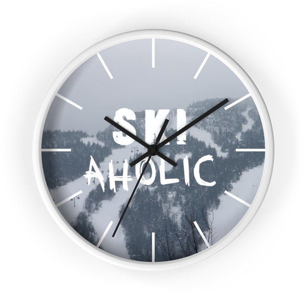 Wall Clock - Ski Aholic