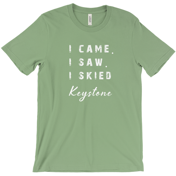 I came I saw I skied Keystone - T-Shirt