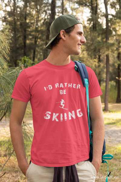 I'd Rather be Skiing - T-Shirt