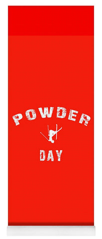 Powder Day Red - Yoga Mat