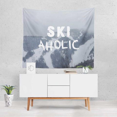 SKIaholic - Wall Tapestry