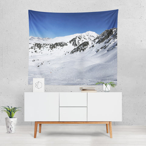 Skiing Tyrol - Wall Tapestry