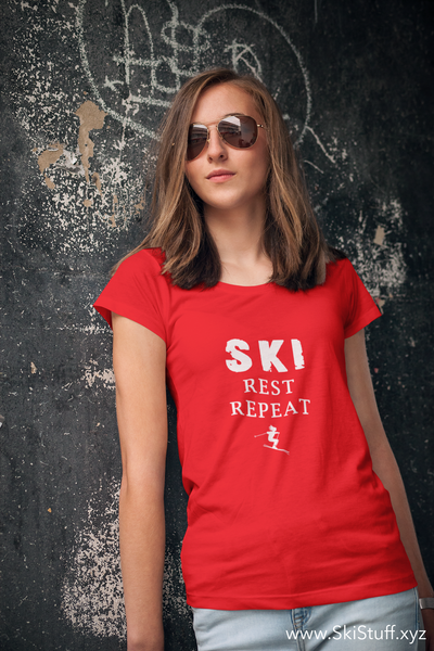 Ski Rest Repeat - T-Shirts