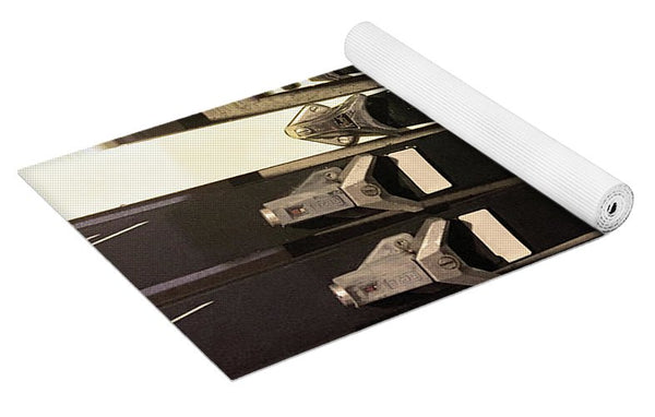 Vintage Skis - Yoga Mat